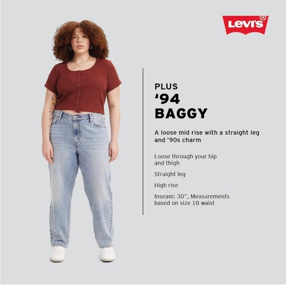 Levi’s 94 Baggy Jeans - Picture 4 of 5